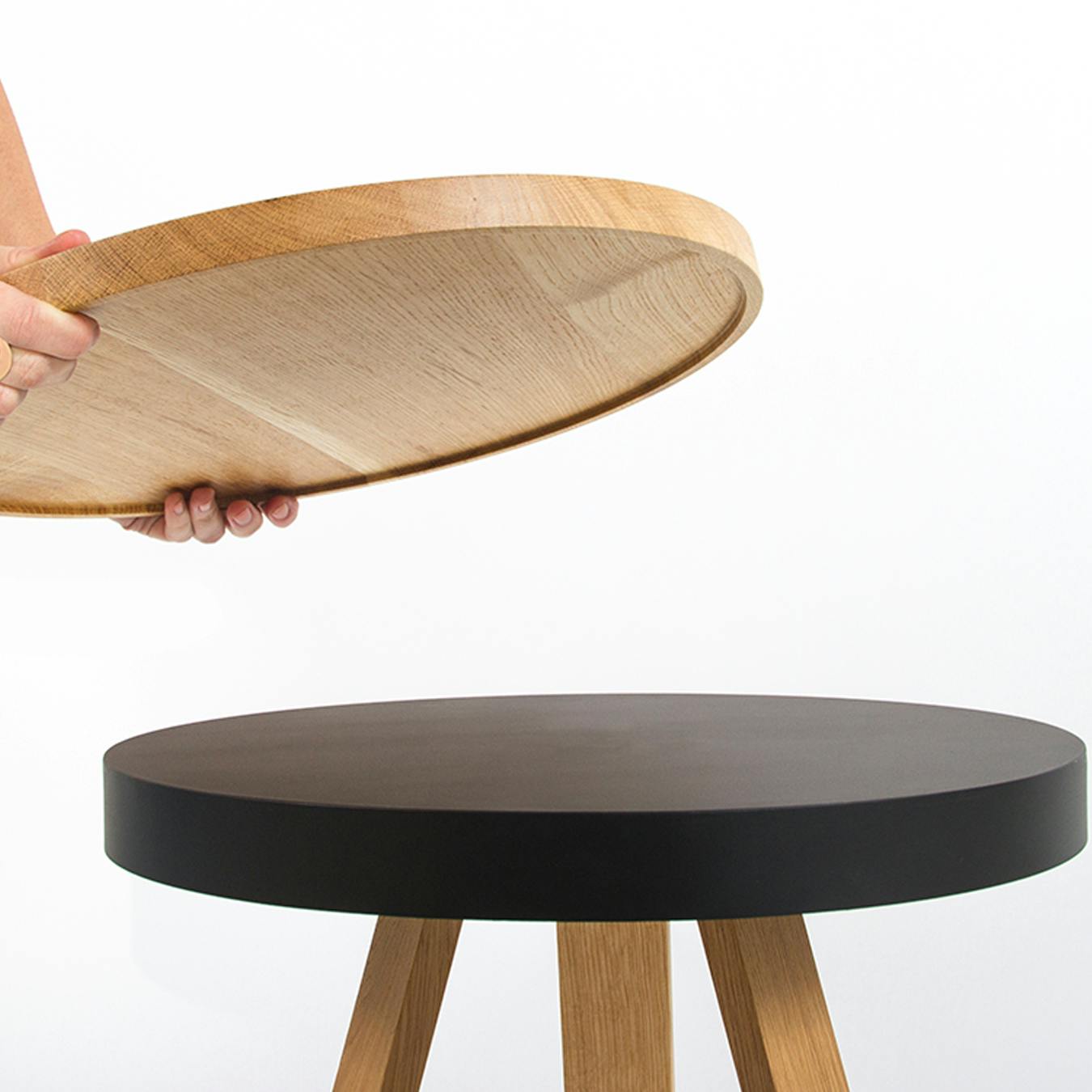 Batea S Coffee Table OakBlack by Batea S Coffee Table OakBlack by